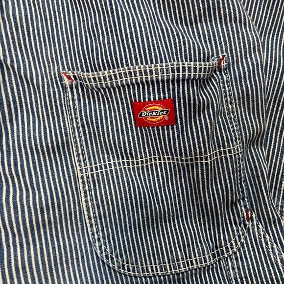 Dickies Hickory Stripe bib overalls M/L - Picture 6 of 6